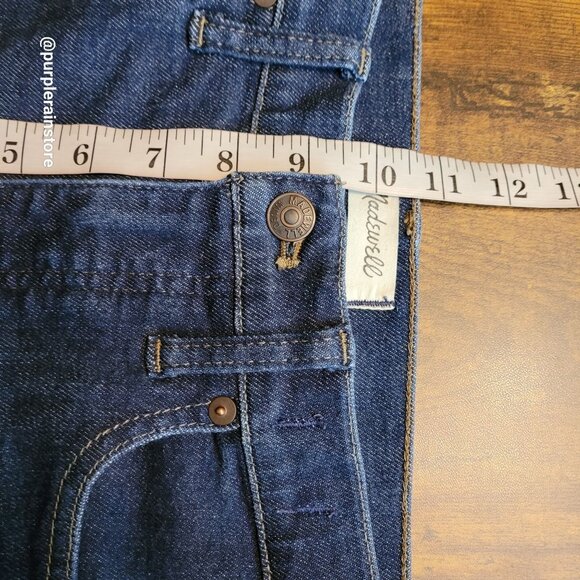 Madewell Jeans 28 Skinny 9" Mid Rise Woodland Wash MA938 Tummy Control Stretch - Picture 10 of 13